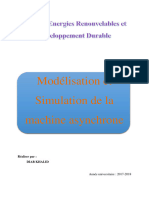 Modélisation Et Simulation de La Machine Asynchrone: Réaliser Par: Diab Khalid