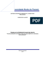 Trabalho Pedagogia Manifestações