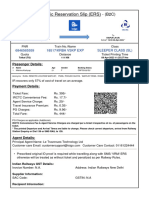 Electronic Reservation Slip (ERS) : 6846565559 18517/krba VSKP Exp Sleeper Class (SL)