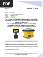 GNSS RTK Trimble R780 +TSC5 - Dron Wingtra Gad La Libertad