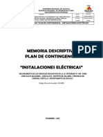 Memoria Descriptiva - Plan de Contingencia - II - Ee