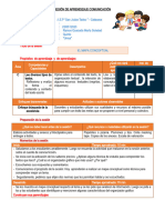 SESIÓN DE APRENDIZAJE COMUNICACIÓN 22 Mayo