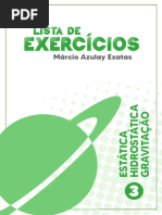 03 - Lista de Exercícios - Estática, Hidrostática e Gravitação (Marcio Azulay Exatas)