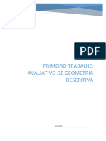 Primeiro Trabalho Avaliativo de GD