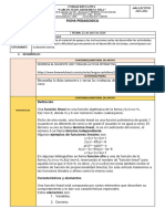 Ficha Pedagógica Docente 1 Ciencias