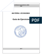 Guía de Ejercicios Economía CBC