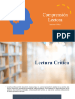 Comprensión Lectora Crítica