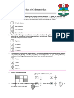 Prueba Diagnóstica de Matemática