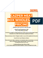 Cazper Meat Box Wholesale Pricing