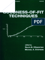 Goodness of Fit Techniques