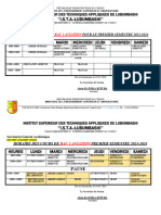 Disponibilite Des Horaires Des Cours 2024-2