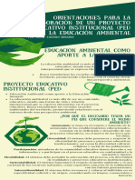 Infografia ORIENTACION PARA LA ELABORACIÓN DE UN PEI - Nicole Castillo