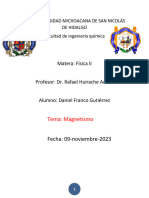 Investigación Magnetismo. Daniel Franco-FIQ-UMSNH