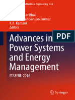 Advances in Power Systems and Energy Management: Amik Garg Akash Kumar Bhoi Padmanaban Sanjeevikumar K.K. Kamani Editors