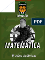 ESA MATEMÁTICA - Ex. - Frações Algébricas