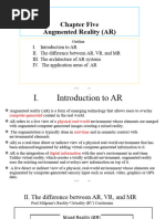 Chapter 5 - Augmented Reality