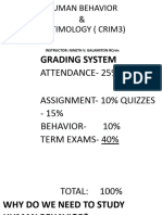 HUMAN BEHAVIOR Word