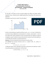 Guia 6 - Integral Definida e Integral Indefinida