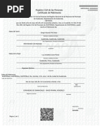 Certificado Matrimonio