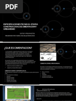 Especificaciones Tecnicas - Etapas Construccivas de Cimentacion y Urbanismo