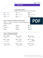 Functions in Algebra Third Space Learning GCSE Worksheet