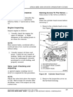 Required Maintenance Operations: Gaining Access To The Valves