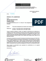 Oficio Del MEF Que Dispone Cambios en El Consejo Fiscal (CF)