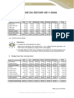 Corrige Du Devoir Ue11-D008: 1. Budget Des Ventes