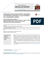 Comparação de Dois Testes Indiretos Anaeróbicos em Futebolistas Profissionais e Suas Correlações Com o Desempenho Aeróbico