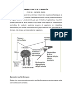 Farmacocinética Eliminación