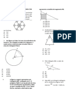 Exercícios Geometria