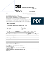 Fonologa I Instancia Evaluacion Final