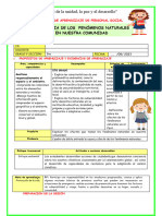 Ses-Juev-Ps-Influencia de Los Fenómenos Naturales en Nuestra Comunidad