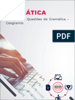 CADERNO DE QUESTÕES DE GRAMÁTICA - CESGRANRIO-curso