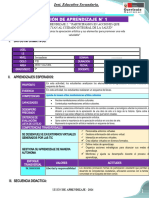 5to Sesión de Aprendizaje N 3