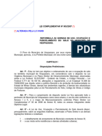 LC 003.07 - Urbanismo - Parcelamento - Uso e Ocupação - Perímetro - Reformula - Alterada Vide LC 010.0