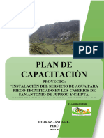 Plan de Capacitacion