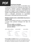 Elasticidade Da Procura Conceito