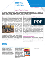 Lettre de Mon Notaire n181 - Octobre 2021 - Etapes Des Successions