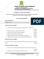 SHV 3200 Biochemistry