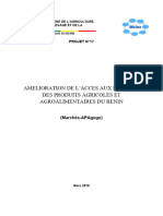 Projet 17 - Marchés-PAgogo - Amélioration-Accès-Marchés-Produits Agricoles & Agroalimentaires - Actu