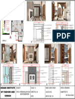 Interior Elevations of Master Bedroom