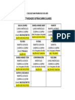 Actividades Extracurrculares