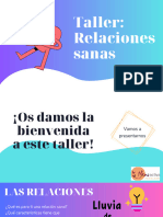 Relaciones Sanas - Presentación