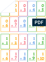 Contas de Dois Numeros de Adição