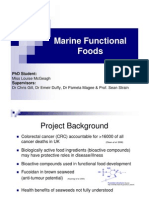 MarineFunctionalFoodsroleinprotectionagainstColorectal Cancer CRC