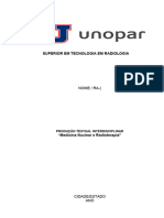 Relatorio de Aula Pratica Medicina Nuclear e Radioterapia