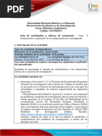 Guía de Actividades y Rúbrica de Evaluación - Unidad 2 - Fase 4 - Comprensión y Aplicación en El Anteproyecto de Investigación