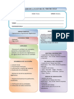 Plan Diario Matemática