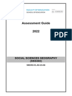 Social Sciences Geography (SSG302 CL S2 22 AG)